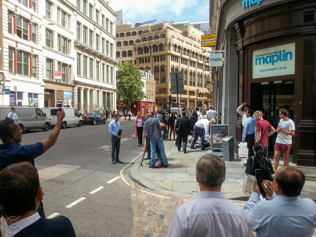 The media reporting on "Walkie Scorchie" incident